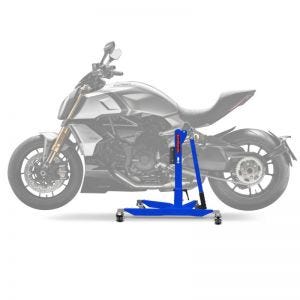 Zentralständer Ducati Diavel 1260 / S 19-20 Blau Motorradheber ConStands Power-Classic