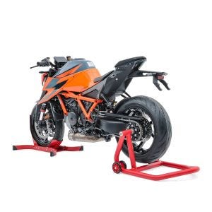 Einarm Montageständer hinten für Ducati Hypermotard 950/ SP 19-20 + Motorradwippe Constands Single One rot_1
