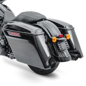 Seitenkoffer Stretched für Harley Davidson Touring Modelle 2014- Craftride Latch Black_1
