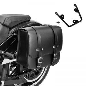 Saddlebag with support compatible with Kawasaki Vulcan S / Café 15-23 left side bag Reno 17l Craftride