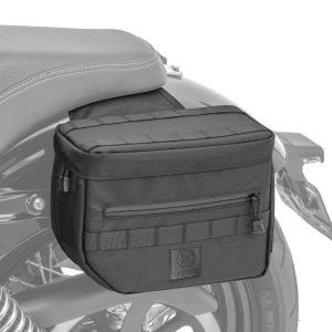 Saddlebags Club Style compatible with Harley Davidson Softail Low Rider S 20-23 Craftride DC1 black