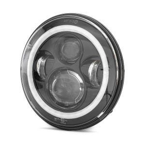 LED Scheinwerfer 7" für Harley Davidson Street Glide / Special DRL Craftride schwarz_1