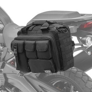 Saddle bag compatible with Triumph Tiger 900 / GT / Rally side bag Craftride Dark Gear 16L black
