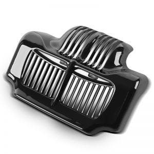 Oil cooler cover compatible with Harley Davidson Touring 11-16 black Craftride