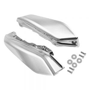 Mid-Frame Air Deflector compatible with Harley Davidson Touring 09-23 Heat Shield Craftride WA3 chrome