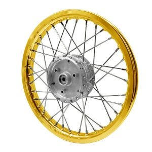 Spoke wheel rim aluminum 1,6x16 for Simson S51 S50 S70 Schwalbe KR51 alloy Craftride AF17 gold