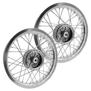 Set 2x Spoke wheel rim aluminum 2.15x16 for Simson S51 S50 S70 Schwalbe KR51 alloy Craftride AF25