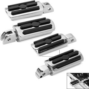 Set: Rider footpegs + Passenger footpegs compatible with Harley Davidson Softail 18-23 SF5