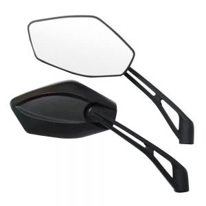 Motorcycle mirror with E-mark Zaddox RSX4 rear view mirror black