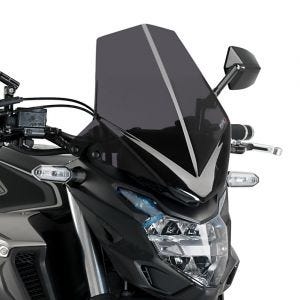 Windshield compatible with Honda CB 500 F 16-20 Dark Smoke Puig NG Sport