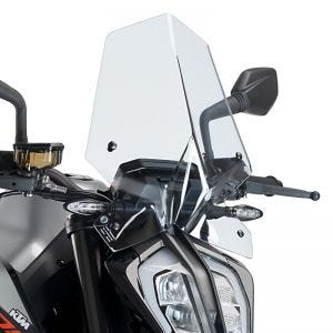 Windshield compatible with KTM 890 Duke / R 20-23 Clear Puig NG Sport