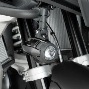 Auxiliary headlights for BMW F650 GS 08-12 black Puig 3489N aluminium anti-fog LED lights