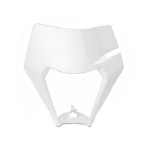 Lampenmaske für KTM Freeride 250 F 18-20 Scheinwerfermaske Xdure PQ4 weiss_1