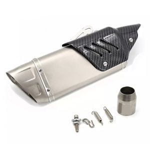 Exhaust muffler Zaddox M-RR compatible with Ducati Multistrada 1200/ S Stainless Steel Titanium