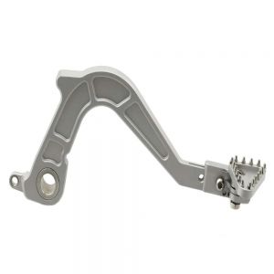 Foot brake lever / brake lever compatible with BMW F 700 GS 16-17 rear wheel brake Zaddox silver