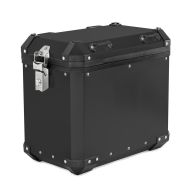 Motorrad Alukoffer Bagtecs GX45 Aluminium Seitenkoffer 45 Liter Universal schwarz_1