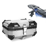 Set top case + luggage rack pour compatible with Yamaha Tenere 700 19-24 silver Bagtecs XB22