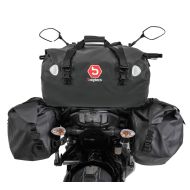 Motorrad Satteltaschen mit Hecktasche Bagtecs WD1 + XF80 Drybag Vol. 166L_1