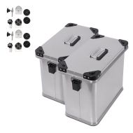 Alukoffer Motorrad Set Bagtecs Gobi 2x34 L + Anbausatz für Kofferträger_1