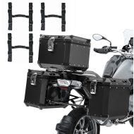 Set Alu Koffer ADX130B für BMW R 1200 GS Exclusive 17-18 + Topcase + Bagtecs Kofferträger + Tragegriff für Alukoffer_1