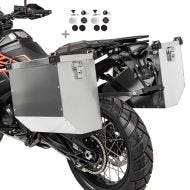 Alukoffer Set für Yamaha XT 600 E/ 660 R/ X/ Z Tenere Bagtecs Atlas 36 L mit Haltesatz für Kofferträger_1