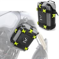 Set Crashbar Bags Bagtecs G3N for engine guard waterproof bag 2x 6Ltr pair