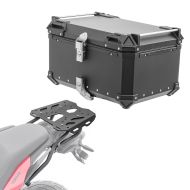 Set Aluminium Top Case + Rear Rack fits for Yamaha Tracer 7 21-24 Top Box Bagtecs XB65 black