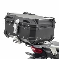 Top Case compatible with BMW F 750 GS / 700 GS Aluminium Top Box Bagtecs XB22 black