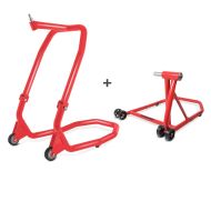 Set Single Sided paddock stand + Head Lift compatible with Ducati Multistrada V4 Pikes Peak 22-24 Constands V4 red