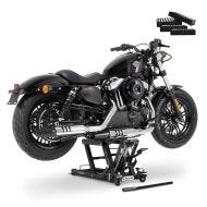 Motorrad Hebebühne ConStands Mid-Lift L Plus Motorradheber bis 680kg inkl. Gummiblöcke in schwarz_0