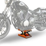Motorrad Hebebühne ConStands Mid-Lift M Motorradheber für Harley und Chopper bis 500 kg in orange_1