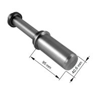 Pin adapter Bolt for paddock stand ConStands Single compatible avec compatible with Ducati - 40,7 mm