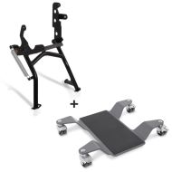 Hauptständer + Rangierhilfe für Kawasaki KLE 500 90-07 Constands Rangierplatte_0