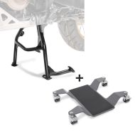 Hauptständer + Rangierhilfe für Honda Africa Twin CRF 1000 L 16-19 Constands Rangierplatte_0