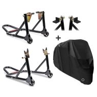 Set MA1 Montageständer Set und Abdeckplane Stretch XL schwarz für Kawasaki Z 800 / e / Z 650 ConStands_1