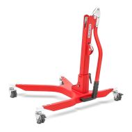 Zentralständer ohne Adapterplatte in rot Motorradheber ConStands Power-Classic_1