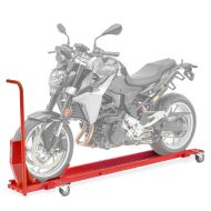 Motorbike Dolly Mover with Wheel Chock ConStands Smart-Mover max 450 kg red