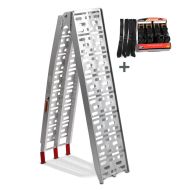 Motorrad Alu Auffahrrampe Spanngurt Set CS1 Alurampe max. 340kg_1