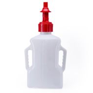 Quick tank canister 10 liter compatible with Motocross, Enduro fast canister Constands red