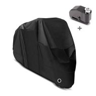 Set Motorrad Abdeckplane XL + Alarm Bremsscheibenschloss Tourtecs Faltgarage_0