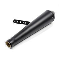 Craftride Auspuff Cone Endschalldämpfer Motorrad Caferacer universal schwarz_1