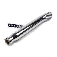 Craftride Exhaust compatible with Suzuki Intruder VS 1400 / 800 / 750 / 600 Caferacer Turn Out chrome
