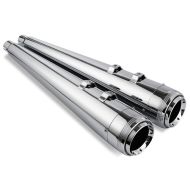 Craftride Exhaust Muffler EX2 Rear Silencer Motorbike Set fits for Harley Davidson Touring 95-16 chrome