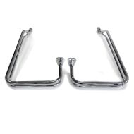 Saddlebag Guard fits for Harley Davidson Touring 09-13 Craftride Twin Rail chrome