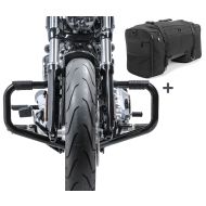 Set STS1 Craftride Sturzbügel und Hecktasche SQ1 für Harley Davidson Softail 18-20_1
