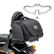 Set STM6 Sturzbügel Mustache mit Hecktasche TM2 für Indian Scout/ Sixty/ Bobber 15-20 Craftride_1