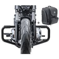 Set STM25 Sturzbügel Mustache mit Hecktasche TM4 für Harley Davidson Softail 18-20 Craftride_1