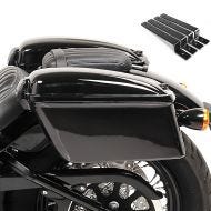 Chopper Seitenkoffer Craftride Oregon je 12l mit Haltesatz schwarz_0