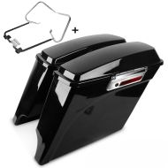 Seitenkoffer Stretched für Harley Road King 97-08 mit Kofferträger BC Craftride_0