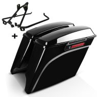 Seitenkoffer Stretched für Harley Street Glide 09-13 mit Kofferträger LB_0